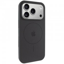 Чохол Silicone Case Full Protective (AA) V2 with MagSafe для Apple iPhone 17 Pro (6.3")  Сірий / Dark Gray - 00000081006_9