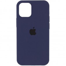 Чохол Silicone Case Full Protective (AA) для Apple iPhone 12 Pro Max (6.7")  Темно-синій / Midnight blue - 00000038663_64