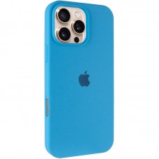 Чохол Silicone Case Full Protective (AA) для Apple iPhone 16 Pro (6.3")  Блакитний / Blue - 00000072977_13