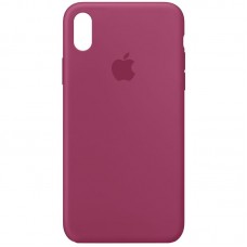 Чохол Silicone Case Full Protective (AA) для Apple iPhone XS Max (6.5")  Малиновий / Pomegranate - 00000033129_63
