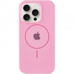 Чохол Silicone Case Full Protective (AA) with MagSafe для Apple iPhone 16 Pro (6.3")  Рожевий / Light pink - 00000076440_18