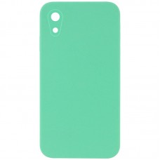 Чохол Silicone Case Square Full Camera Protective (AA) NOLOGO для Apple iPhone XR (6.1")  Зелений / Spearmint - 00000072153_11