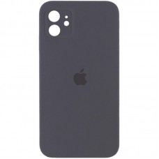Чохол Silicone Case Square Full Camera Protective (AA) для Apple iPhone 11 (6.1")  Сірий / Charcoal Gray - 00000040234_49