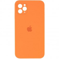 Чохол Silicone Case Square Full Camera Protective (AA) для Apple iPhone 11 Pro Max (6.5")  Помаранчевий / Papaya - 00000040236_17