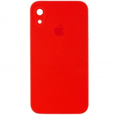 Чохол Silicone Case Square Full Camera Protective (AA) для Apple iPhone XR (6.1")  Червоний / Red - 00000040233_13