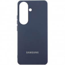 Чохол Silicone Cover Lakshmi (AAA) with Logo для Samsung Galaxy S26  Темно-синій / Midnight blue - 00000084334_10