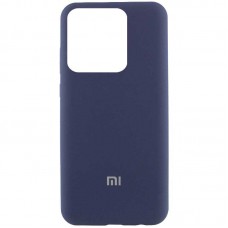 Чохол Silicone Cover Lakshmi (AAA) with Logo для Xiaomi Poco X6 / Note 13 Pro 5G  Темно-синій / Midnight blue - 00000072786_8