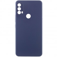 Чохол Silicone Cover Lakshmi Full Camera (AAA) для Motorola Moto E40  Темно-синій / Midnight blue - 00000066986_12