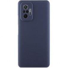 Чохол Silicone Cover Lakshmi Full Camera (AAA) для Xiaomi Redmi Note 10 Pro / 10 Pro Max  Темно-синій / Midnight blue - 00000064723_12