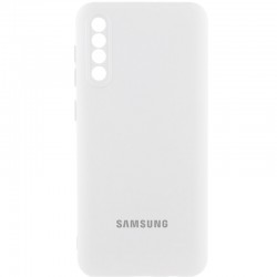 Чохол Silicone Cover Lakshmi Full Camera (AAA) with Logo для Samsung Galaxy A50 (A505F) / A50s / A30  Білий / White - 00000085730_1