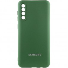 Чохол Silicone Cover Lakshmi Full Camera (AAA) with Logo для Samsung Galaxy A50 (A505F) / A50s / A30  Зелений / Cyprus Green - 00000085730_5
