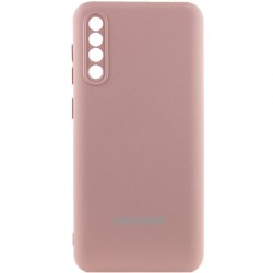 Чохол Silicone Cover Lakshmi Full Camera (AAA) with Logo для Samsung Galaxy A50 (A505F) / A50s / A30  Рожевий / Pink Sand - 00000085730_9