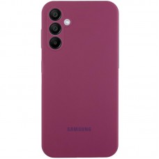 Чохол Silicone Cover Lakshmi Full Camera (AAA) with Logo для Samsung Galaxy S25 FE  Бордовий / Plum - 00000082718_2
