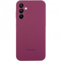 Чохол Silicone Cover Lakshmi Full Camera (AAA) with Logo для Samsung Galaxy S25 FE  Бордовий / Plum - 00000082718_2