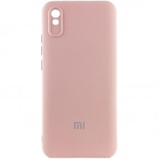 Чохол Silicone Cover Lakshmi Full Camera (AAA) with Logo для Xiaomi Redmi 9A  Рожевий / Pink Sand - 00000074194_9