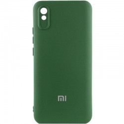 Чохол Silicone Cover Lakshmi Full Camera (AAA) with Logo для Xiaomi Redmi 9A  Зелений / Cyprus Green - 00000074194_4