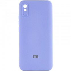 Чохол Silicone Cover Lakshmi Full Camera (AAA) with Logo для Xiaomi Redmi 9A  Бузковий / Dasheen - 00000074194_11