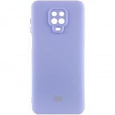 Чохол Silicone Cover Lakshmi Full Camera (AAA) with Logo для Xiaomi Redmi Note 9s / Note 9 Pro  Бузковий / Dasheen - 00000085735_14