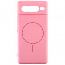 Чохол Silicone Cover Lakshmi Full Camera (AA) with MagFit для Google Pixel 7 Pro  Рожевий / Light pink - 00000078220_4