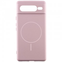 Чохол Silicone Cover Lakshmi Full Camera (AA) with Magnetic Fit для Google Pixel 7 Pro  Рожевий / Pink Sand - 00000078220_8