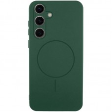 Чохол Silicone Cover Lakshmi Full Camera (AA) with Magnetic Fit для Samsung Galaxy A37 5G  Зелений / Dark green - 00000086364_2