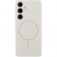 Чохол Silicone Cover Lakshmi Full Camera (AA) with MagFit для Samsung Galaxy S23 FE  Білий / White - 00000078234_1