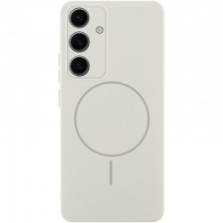 Чохол Silicone Cover Lakshmi Full Camera (AA) with MagFit для Samsung Galaxy S23 FE  Білий / White - 00000078234_1