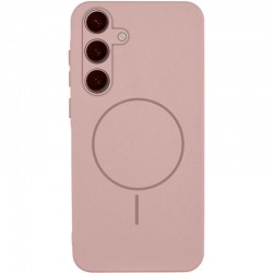 Чохол Silicone Cover Lakshmi Full Camera (AA) with Magnetic Fit для Samsung Galaxy S25 FE  Рожевий / Pink Sand - 00000082446_8