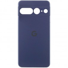 Чохол Silicone Cover Lakshmi Full Camera (AA) with logo для Google Pixel 8  Синій / Midnight blue - 00000078168_5