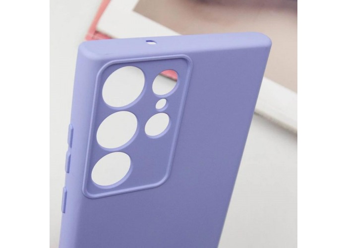 Чохол Silicone Cover Lakshmi Full Camera (AA) with logo для Samsung Galaxy S24 Ultra