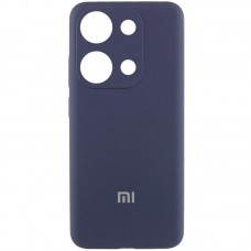 Чохол Silicone Cover Lakshmi Full Camera (AA) with logo для Xiaomi Poco X6 / Note 13 Pro 5G  Синій / Midnight blue - 00000078198_5