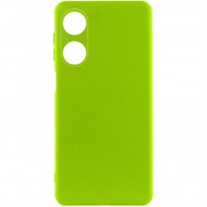 Чохол Silicone Cover Lakshmi Full Camera (A) для Oppo A38 / A18  Салатовий / Neon Green - 00000068995_7