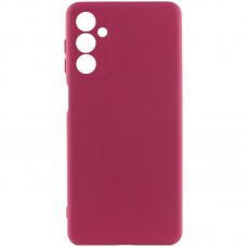 Чохол Silicone Cover Lakshmi Full Camera (A) для Samsung Galaxy A14 4G/5G  Бордовий / Marsala - 00000063853_1