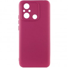 Чохол Silicone Cover Lakshmi Full Camera (A) для Xiaomi Redmi 12C  Бордовий / Marsala - 00000063852_1