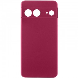 Чохол Silicone Cover Ummi Lakshmi Full Camera (AA) для Google Pixel 7  Бордовий / Marsala - 00000081051_7