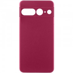 Чохол Silicone Cover Ummi Lakshmi Full Camera (AA) для Google Pixel 7 Pro  Бордовий / Marsala - 00000081052_2