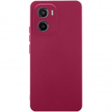 Чохол Silicone Cover Ummi Lakshmi Full Camera (AA) для Motorola Moto G05 / E15 4G  Бордовий / Marsala - 00000081063_2