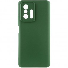 Чохол Silicone Cover Ummi Lakshmi Full Camera (AA) для Xiaomi 11T / 11T Pro  Зелений / Dark green - 00000081097_3