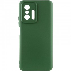 Чохол Silicone Cover Ummi Lakshmi Full Camera (AA) для Xiaomi 11T / 11T Pro  Зелений / Dark green - 00000081097_3