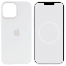 Чохол Silicone case (AAA) with Magsafe and Animation для Apple iPhone 12 Pro Max (6.7")  Білий / White - 00000042952_1
