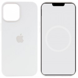 Чохол Silicone case (AAA) with Magsafe and Animation для Apple iPhone 12 Pro Max (6.7")  Білий / White - 00000042952_1