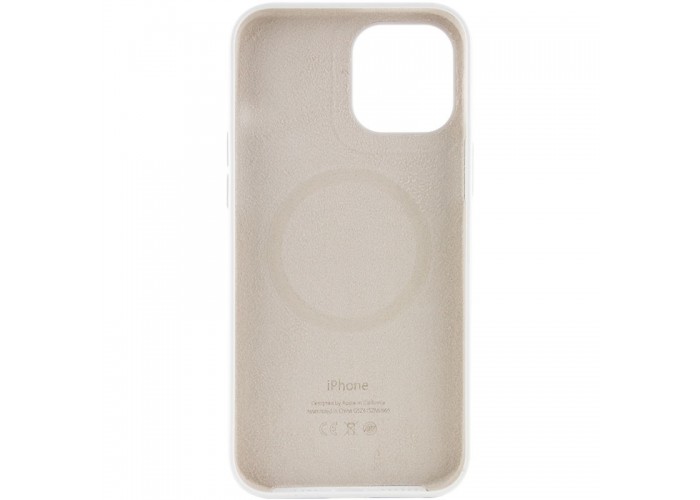 Чохол Silicone case (AAA) with Magsafe and Animation для Apple iPhone 12 Pro Max (6.7