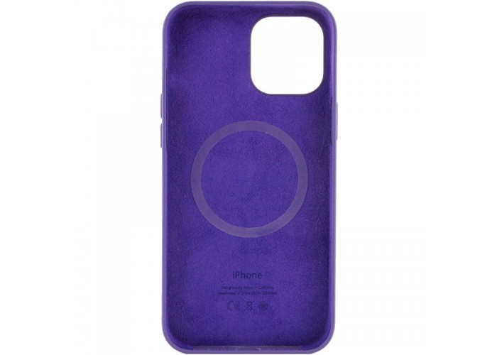 Чохол Silicone case (AAA) with Magsafe and Animation для Apple iPhone 12 Pro / 12 (6.1
