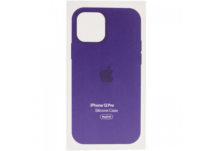 Чохол Silicone case (AAA) with Magsafe and Animation для Apple iPhone 12 Pro / 12 (6.1