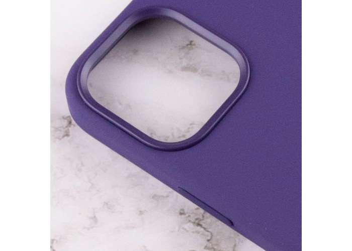 Чохол Silicone case (AAA) with Magsafe and Animation для Apple iPhone 12 Pro / 12 (6.1
