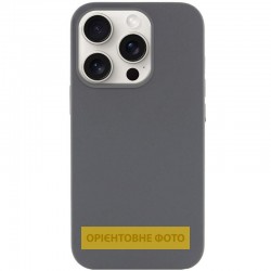 Чохол Silicone Case (AA) NO LOGO with MagSafe для Apple iPhone 17 Pro (6.3")  Сірий / Dark Gray - 00000081010_9