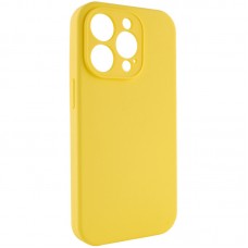 Чохол Silk Full Camera (AA) NO LOGO with Magnetic Fit для Apple iPhone 15 Pro (6.1")  Жовтий / Yellow - 00000088897_1