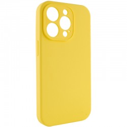 Чохол Silk Full Camera (AA) NO LOGO with Magnetic Fit для Apple iPhone 15 Pro (6.1")  Жовтий / Yellow - 00000088897_1