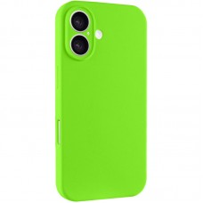 Чохол Silk Full Camera Protective (AA) NO LOGO для Apple iPhone 16 (6.1")  Кислотно-зелений / Acid Green - 00000074950_34