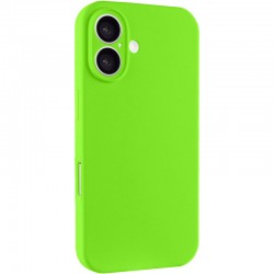 Чохол Silk Full Camera Protective (AA) NO LOGO для Apple iPhone 16 (6.1")  Кислотно-зелений / Acid Green - 00000074950_34